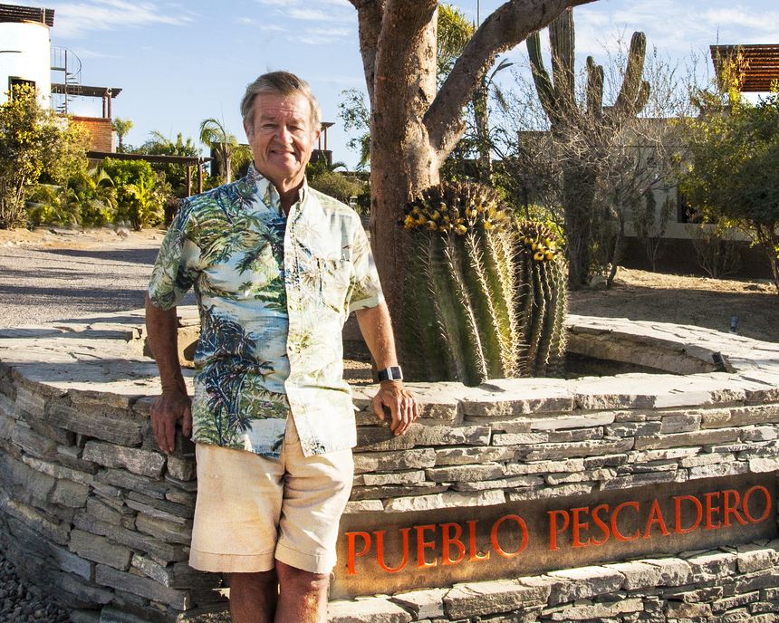 Peter Arbuckle at the Pueblo Pescadero development